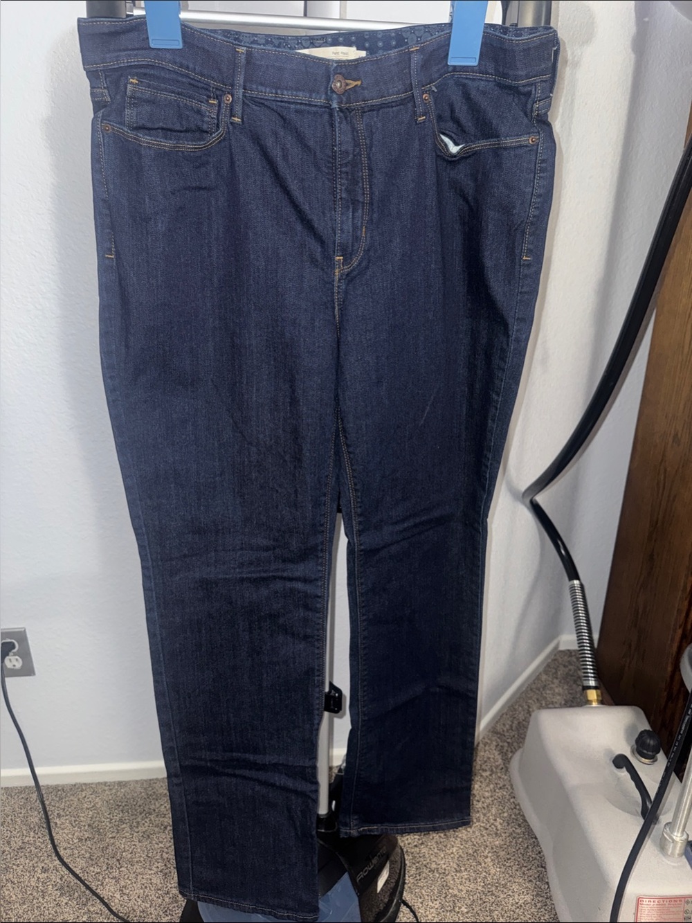 Straight Fit Women's Jeans in Deep Indigo
